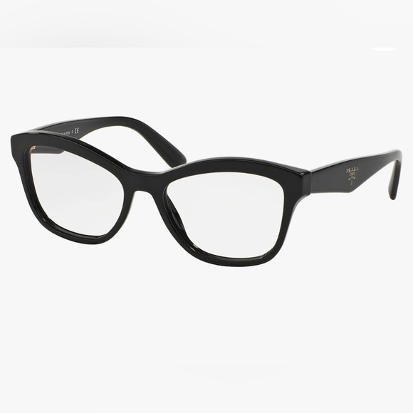 NWOT Prada PR29RV Eyeglass Frames 1AB1O1-54 - Black PR29RV-1AB1O1-54 - Picture 1 of 6